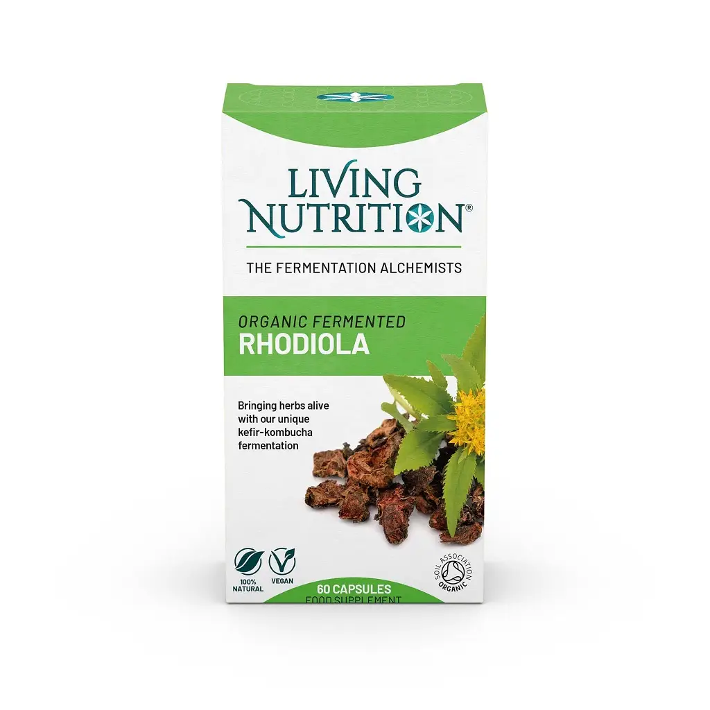 Verpakking Living Nutrition Rhodolia