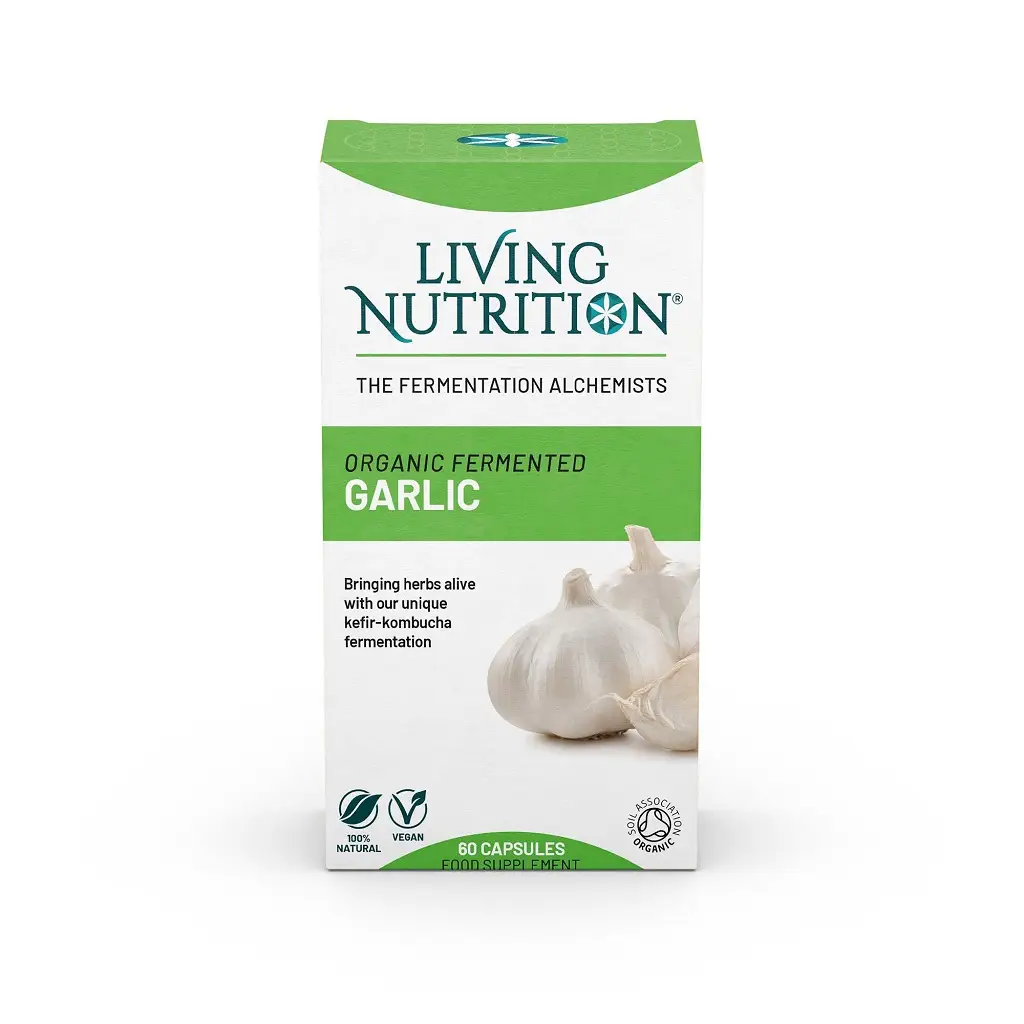 Verpakking Living Nutrition Garlic