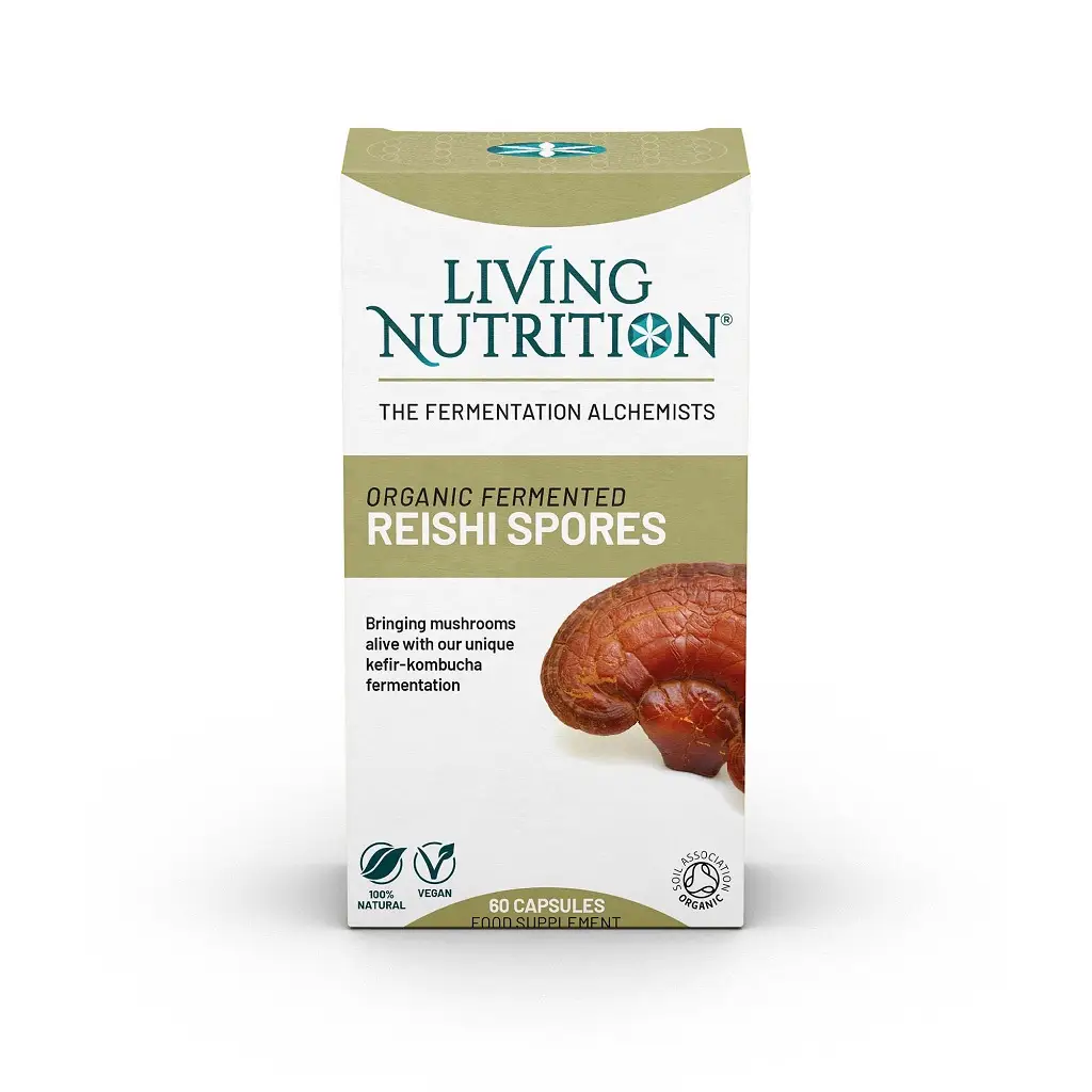 Verpakking Living Nutrition Reishi Spores